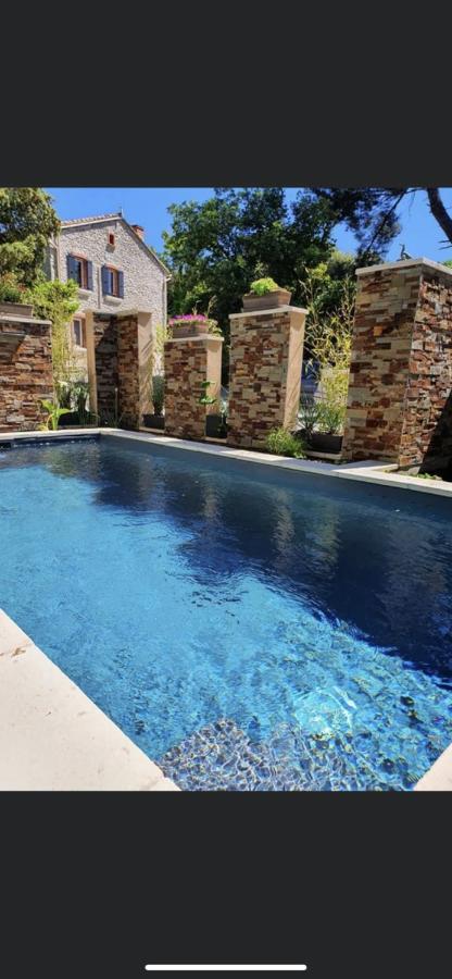 La Suite De Charme Du Mas De La Fontaine De Jonquier Avec Spa Privatif Séguret Exteriör bild