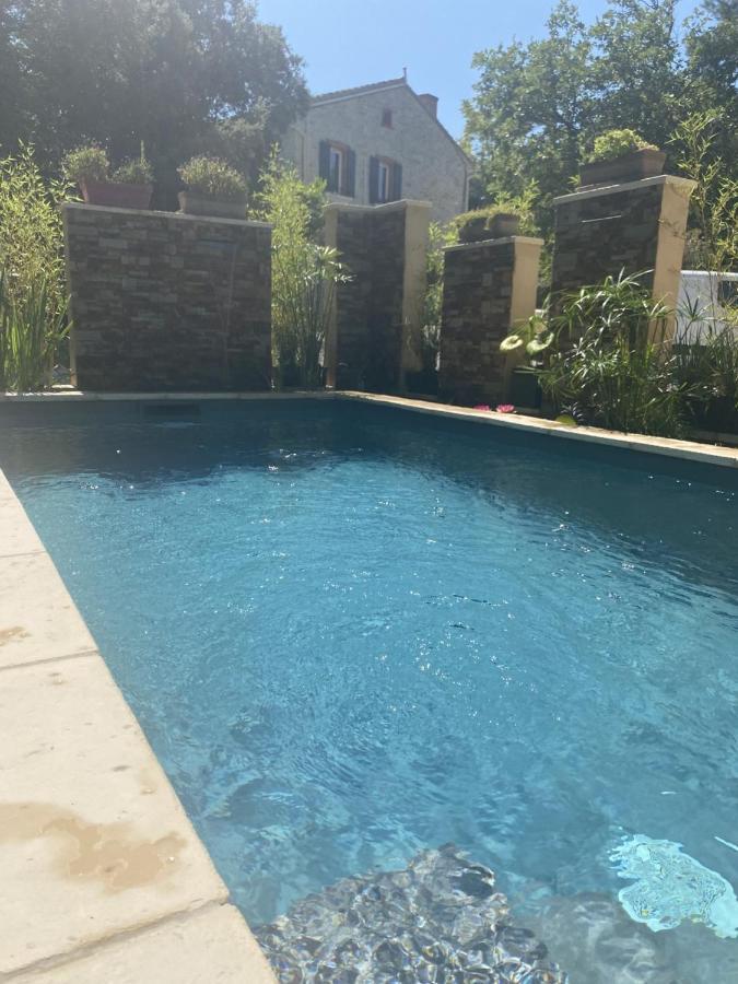 La Suite De Charme Du Mas De La Fontaine De Jonquier Avec Spa Privatif Séguret Exteriör bild