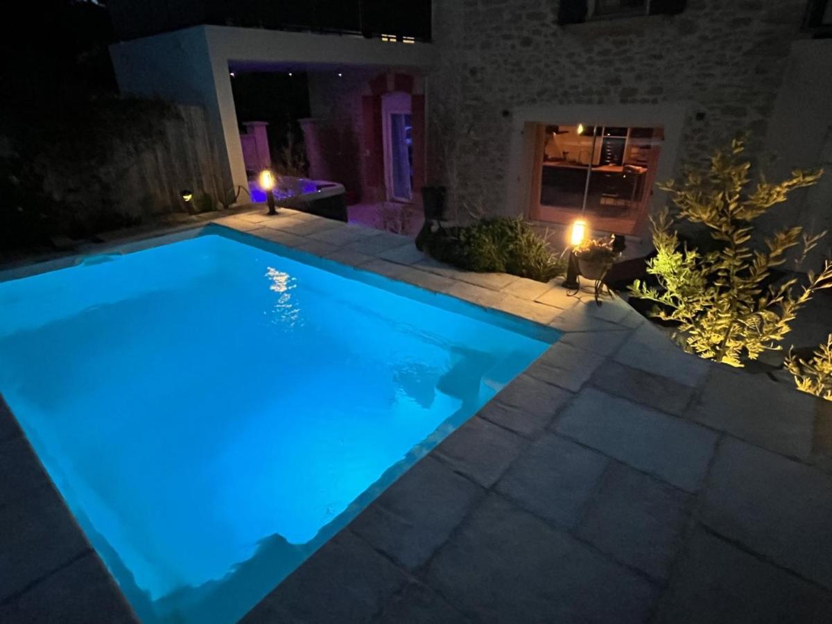 La Suite De Charme Du Mas De La Fontaine De Jonquier Avec Spa Privatif Séguret Exteriör bild